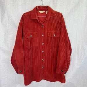 Eddie Bauer vintage oversize shirt, jacket, corduroy women’s size small